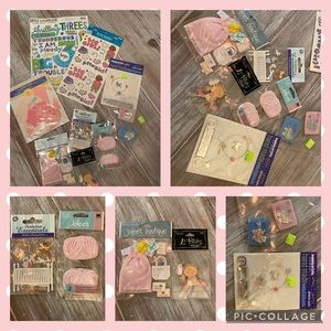 Scrapbooking Lot-Stickers, cut outs, other fun things